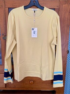 Boxy Stripe Tee Long Sleeves XL